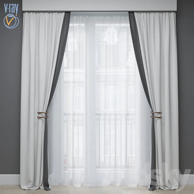 Curtains 3DModel Curtains 3DModel