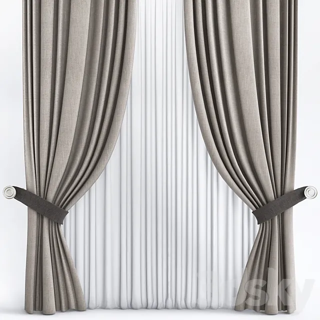 Curtains 3DModel Curtains 3DModel