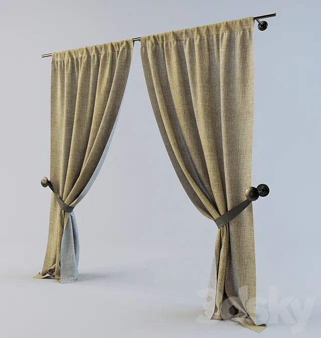 Curtains 3DModel