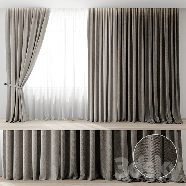 Curtains 3DModel Curtains 3DModel