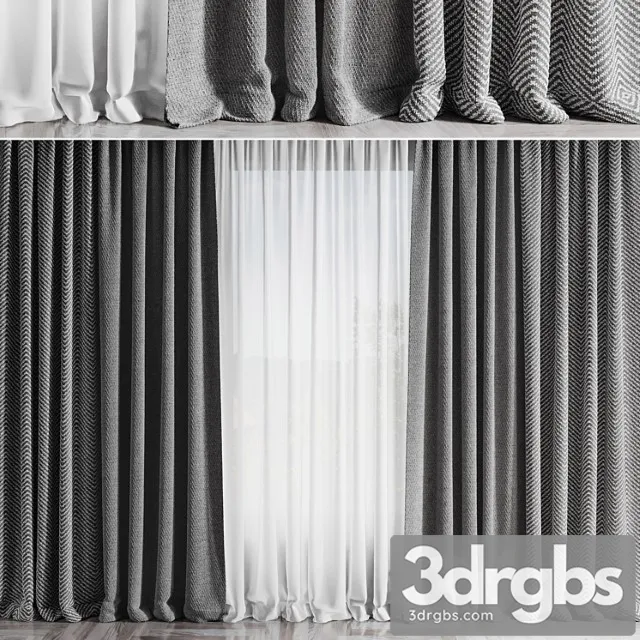 Curtains 4 3D Model Download