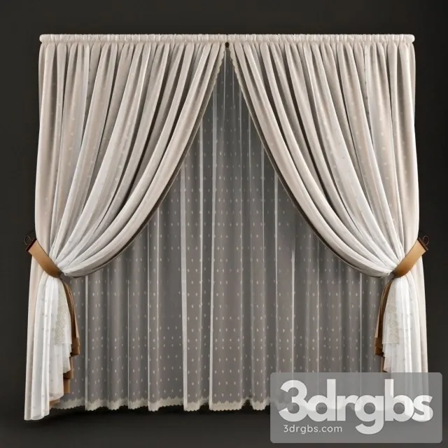 Curtains 42 3D Model Download