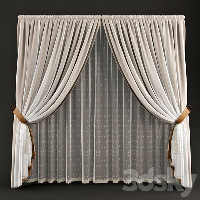 Curtains 42 3DModel