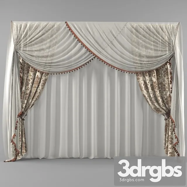 Curtains 5 2 3D Model Download