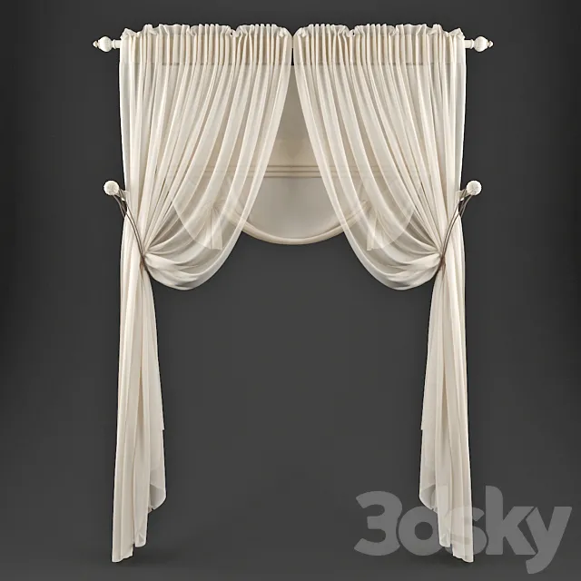 Curtains 50 3DModel Curtains 50 3DModel