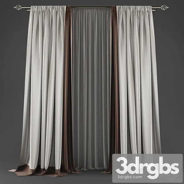 Curtains 511 3D Model Download
