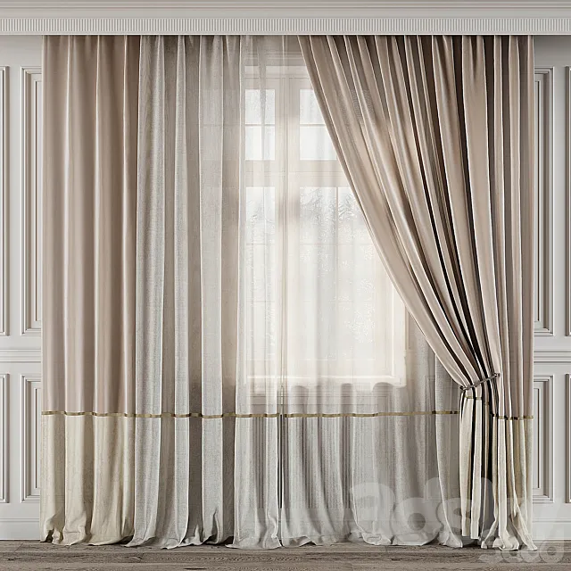 CURTAINS 557C 3D Model