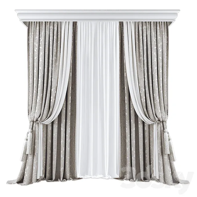 Curtains 590 3D Model Curtains 590 3D Model