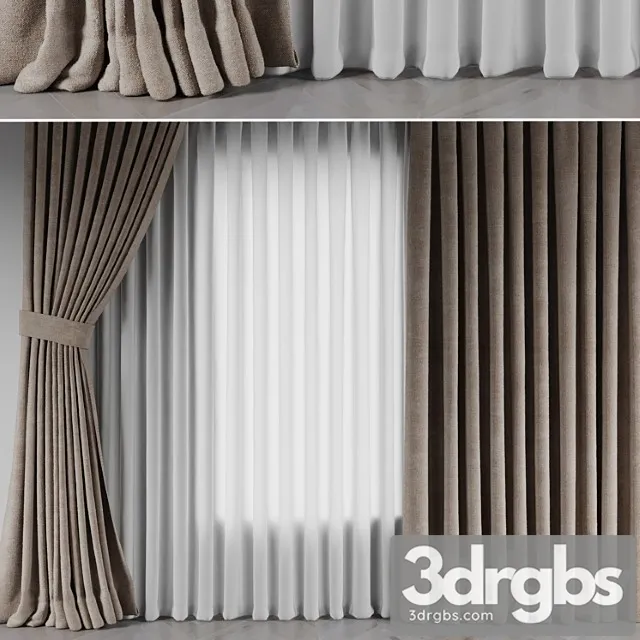 Curtains 6 3D Model Download