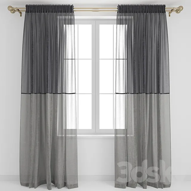Curtains 6 3D Model Curtains 6 3D Model