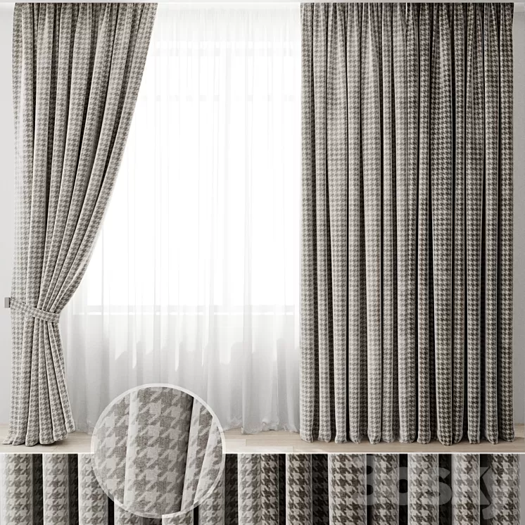 Curtains 7 3D Model Curtains 7 3D Model