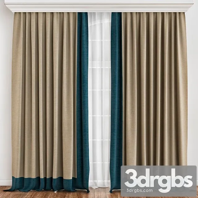 Curtains 86 3D Model Download