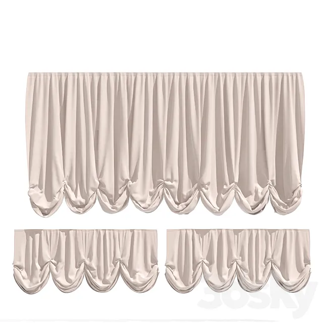 Curtains Austrian 26 3DModel