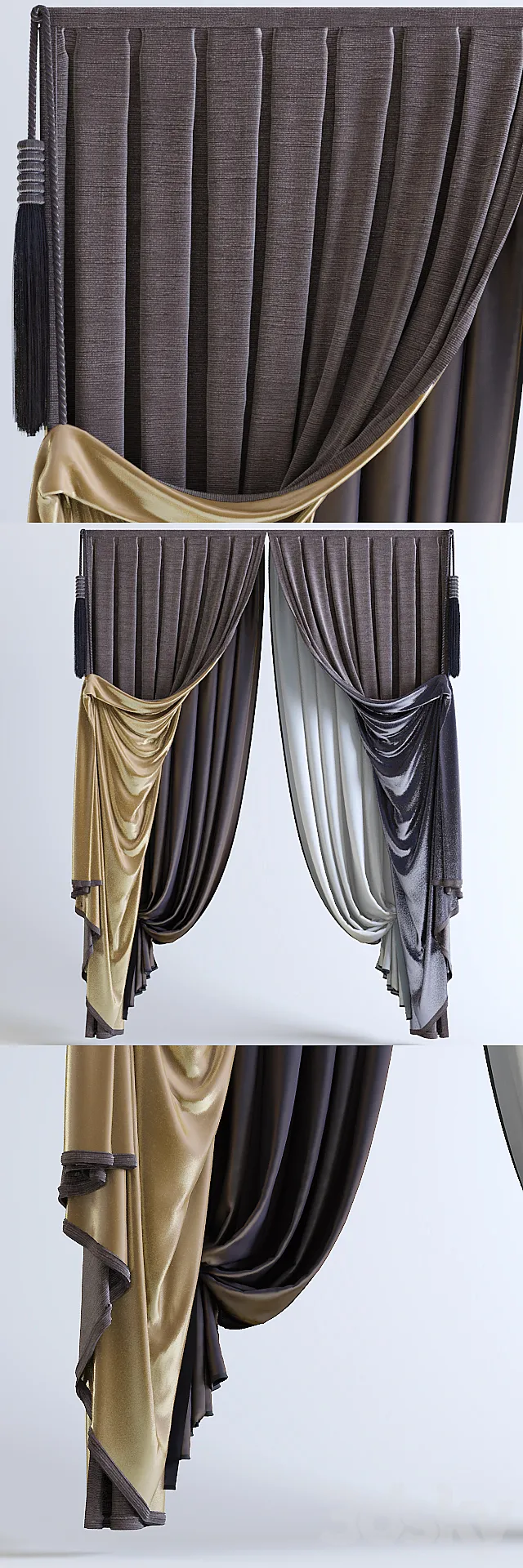 Curtains classic 3DModel