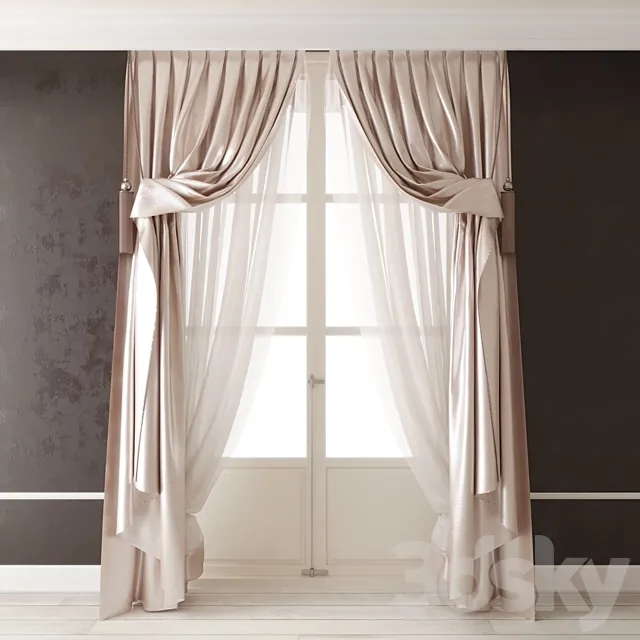 Curtains classic 3DModel