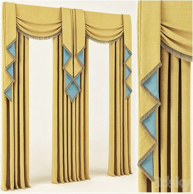 Curtains Curtain 3D Model