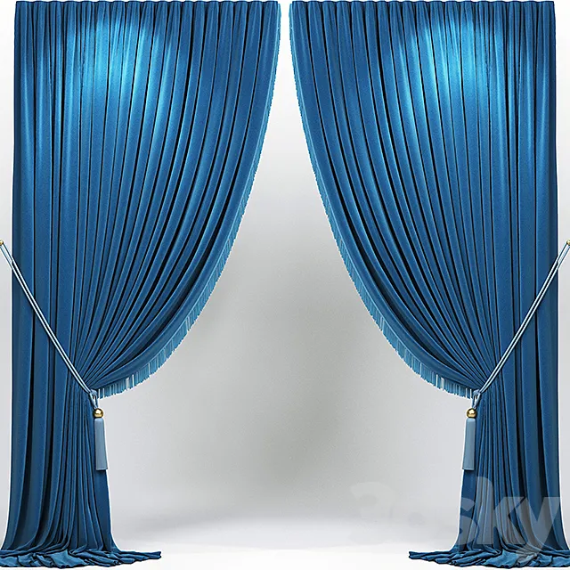 Curtains. Curtain 3DModel