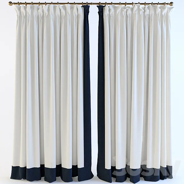 Curtains direct 3D Model Curtains direct 3D Model