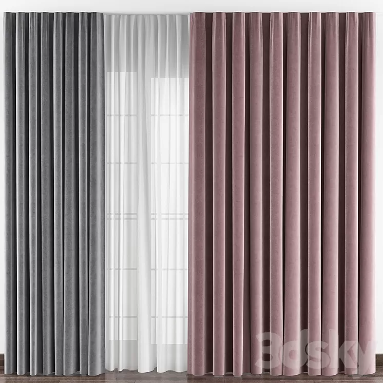 Curtains № 016 3D Model Curtains № 016 3D Model