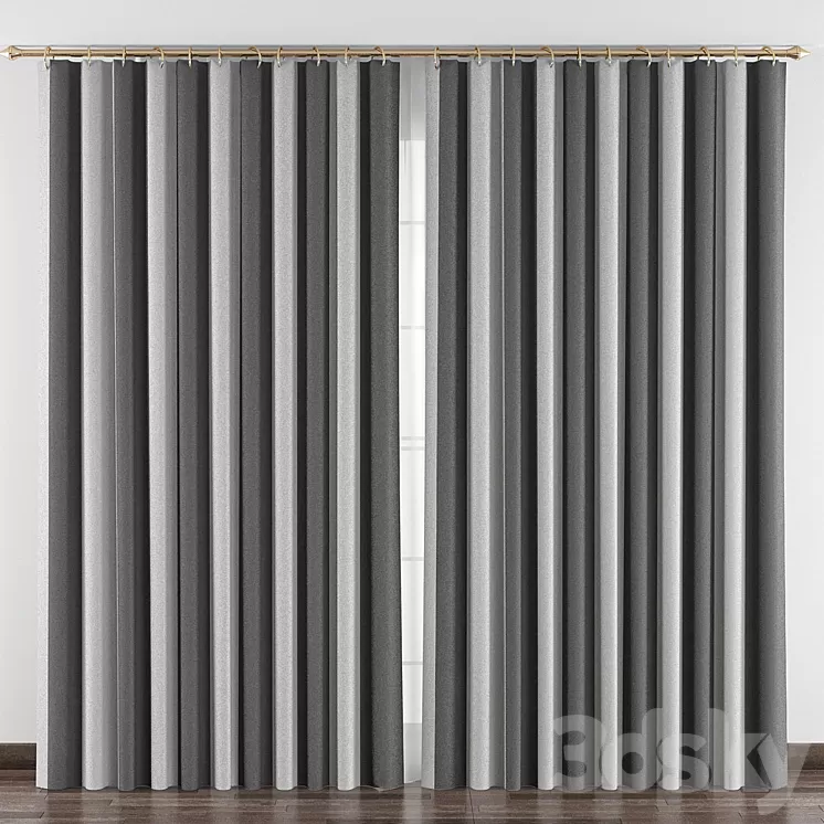 Curtains № 070 3D Model Curtains № 070 3D Model