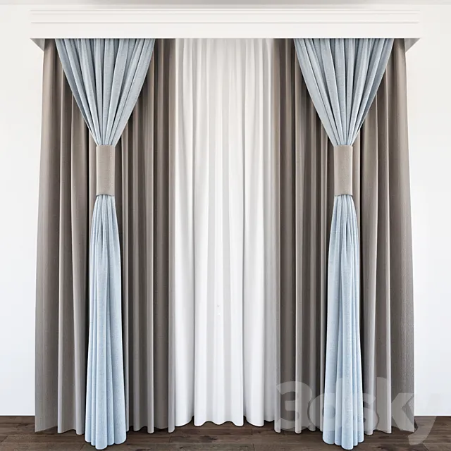 Curtains № 152 3D Model Curtains № 152 3D Model