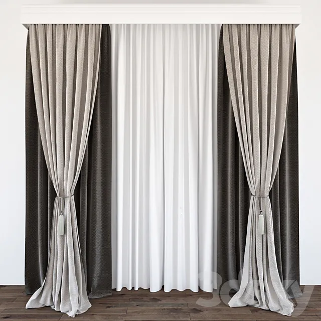 Curtains № 158 3D Model Curtains № 158 3D Model