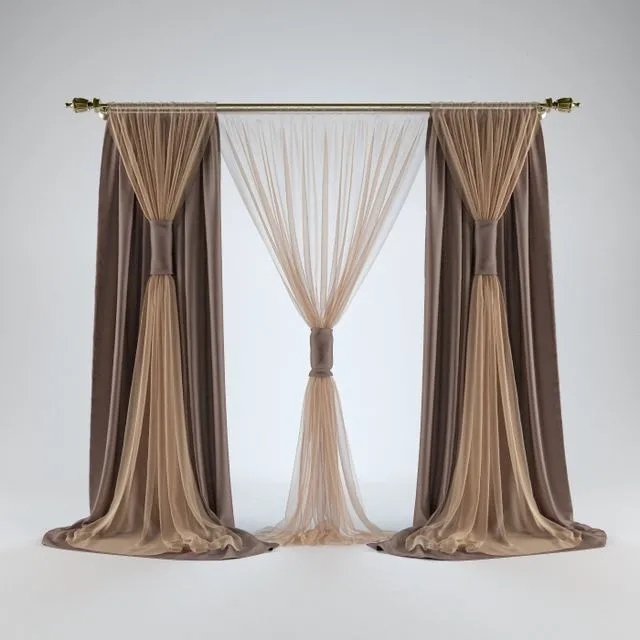 Curtains №6 3D Model