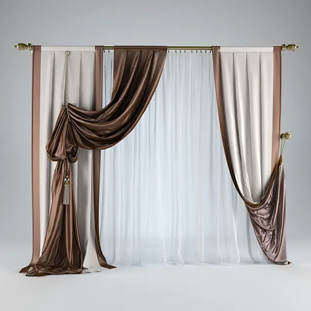 Curtains №7 3D Model