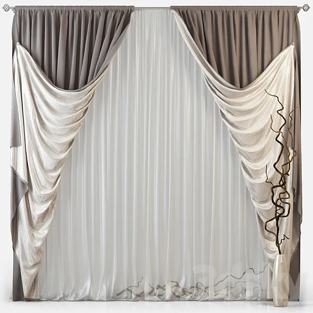 Curtains m13 3DModel