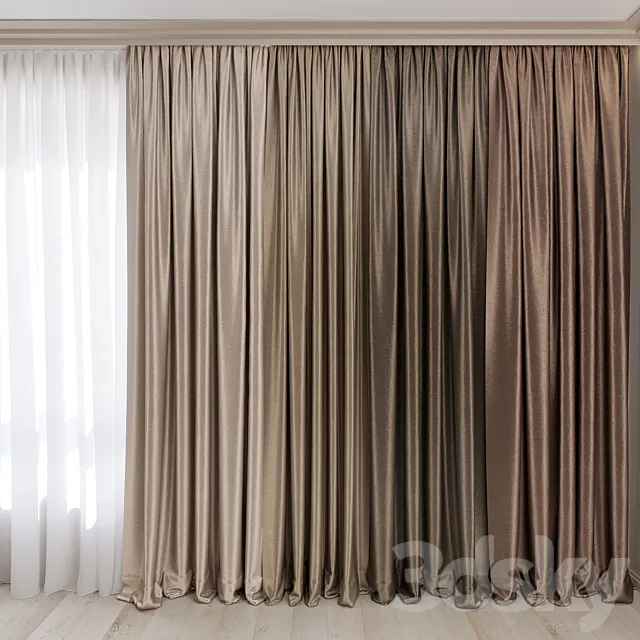 Curtains No. 15 3DModel Curtains No. 15 3DModel