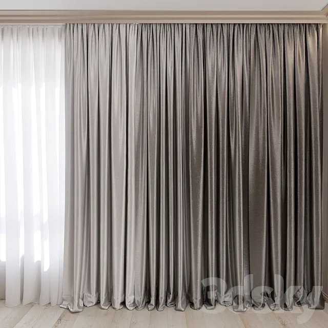 Curtains No. 16 3D Model