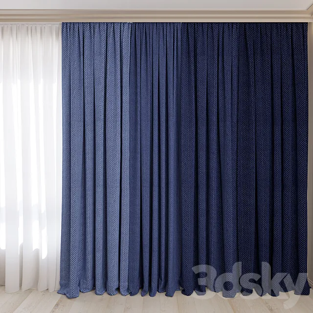 Curtains No. 8 3D Model