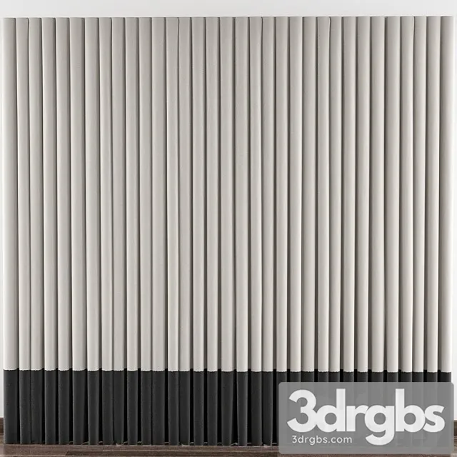 Curtains number 103 3D Model Download