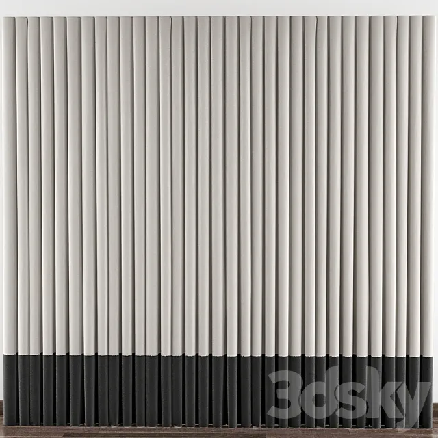 Curtains number 103 3D Model Curtains number 103 3D Model