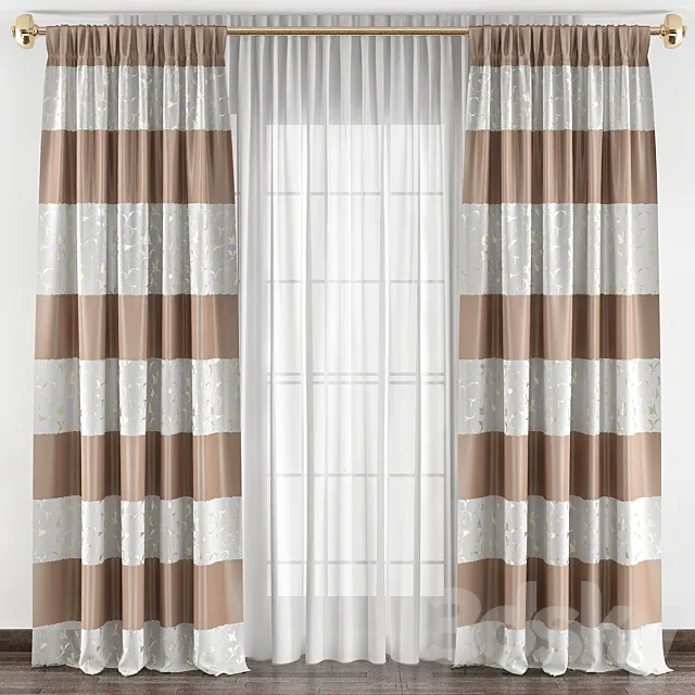 Curtains number 137 3D Model Curtains number 137 3D Model