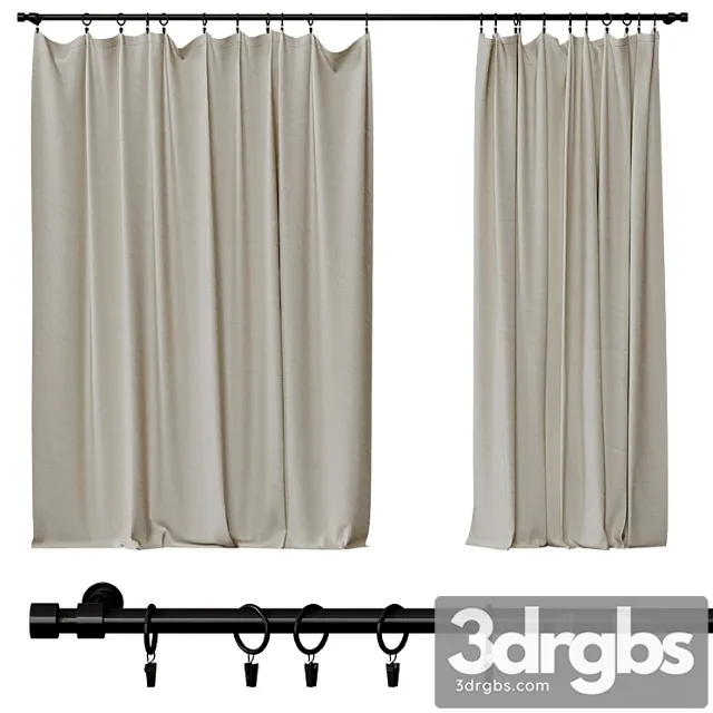 Curtains on clothespins Curtains on clothespins