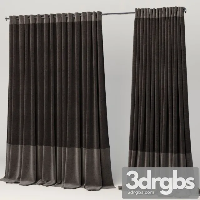 Curtains On The Grommet 3D Model Download