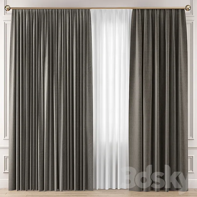Curtains Premium PRO ?33 3DModel Curtains Premium PRO ?33 3DModel