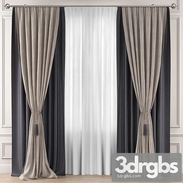 Curtains premium pro no. 12 3D Model Download
