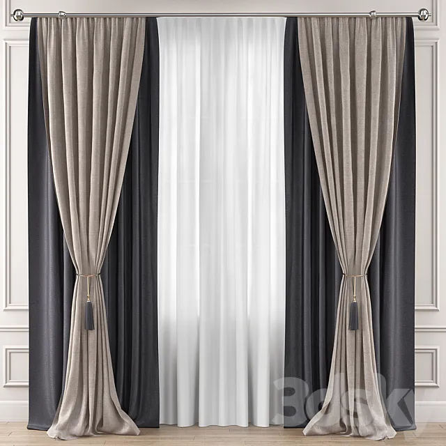 Curtains Premium PRO No. 12 3DModel Curtains Premium PRO No. 12 3DModel