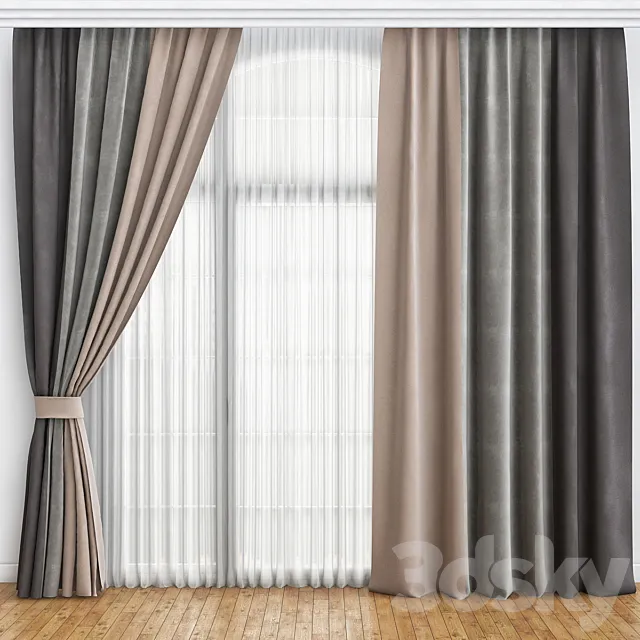 Curtains Study 3DModel