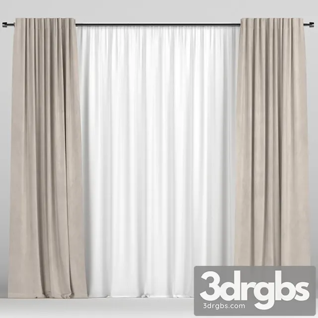 Curtains with tulle 123 Curtains with tulle 123