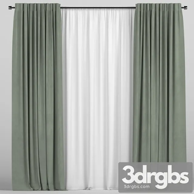Curtains with tulle 216 Curtains with tulle 216