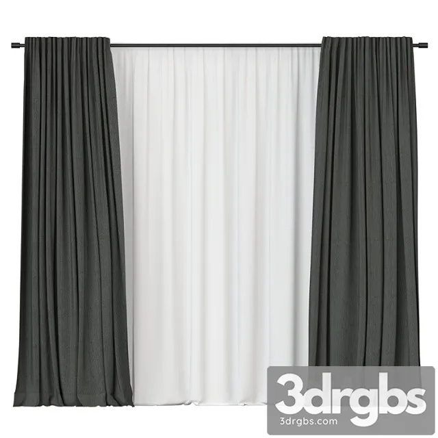 Curtains with tulle Curtains with tulle