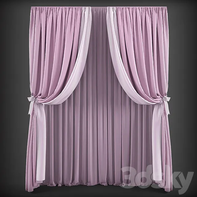 Curtains113 3DModel
