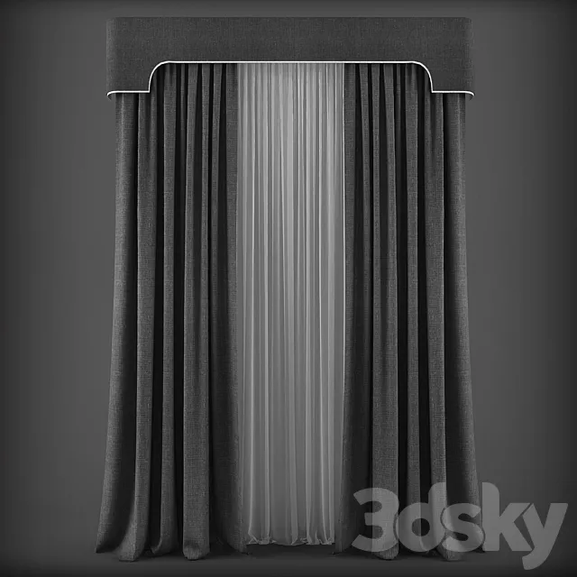 Curtains269 3D Model Curtains269 3D Model