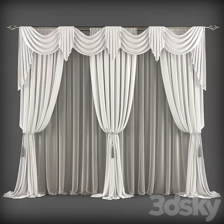 Curtains274 3D Model