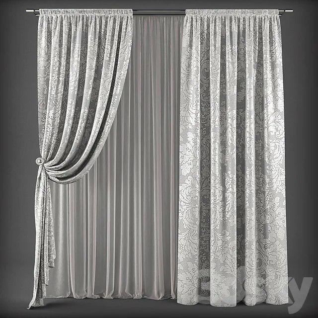 Curtains280 3DModel Curtains280 3DModel