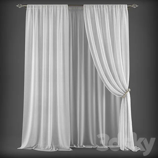Curtains284 3D Model Curtains284 3D Model