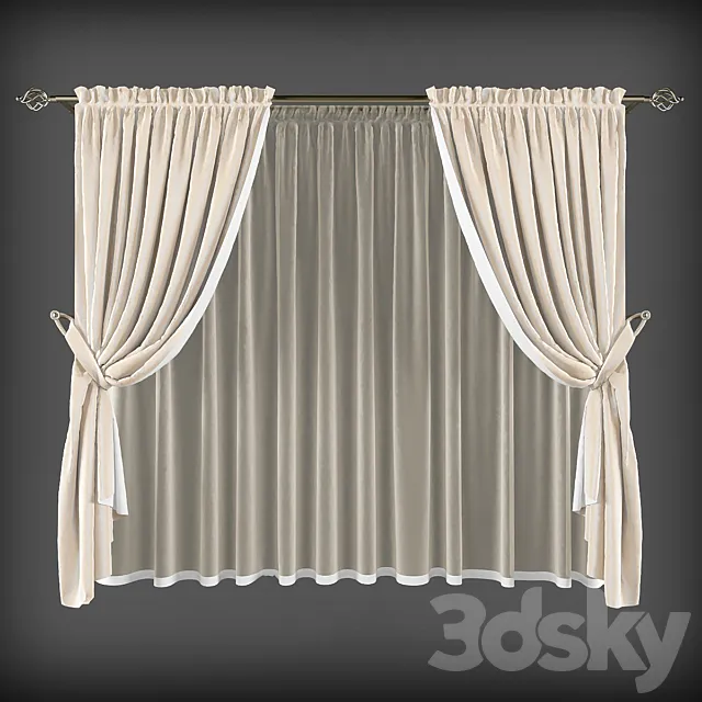 Curtains293 3DModel Curtains293 3DModel
